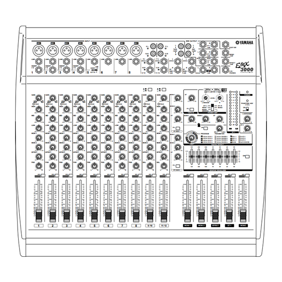 Yamaha EMX 3000 Mode D'emploi