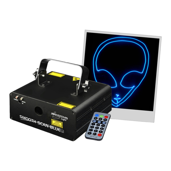 BEGLEC JB SYSTEMS Light SMOOTH SCAN-BLUE LASER Manuels