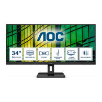 AOC U34E2M Manuel D'utilisation