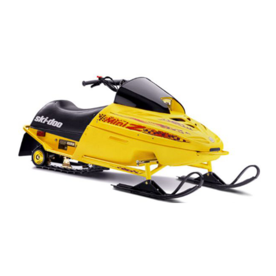 Ski-Doo MINI-Z 1999 Guide Du Conducteur