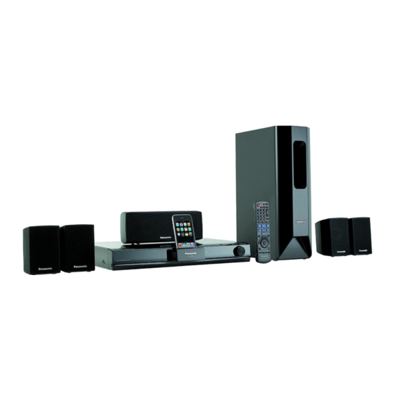 Panasonic SC-PT470 Mode D'emploi