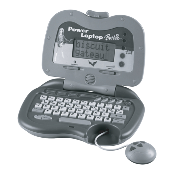 LEXIBOOK junior Power Laptop Barbie Mode D'emploi