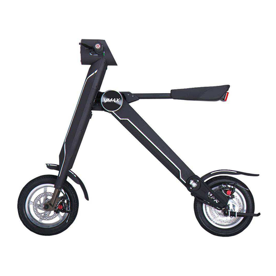 VMAX EASY SCOOTER T25 Instructions D'origine