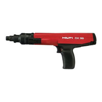 Hilti DX 36 Mode D'emploi