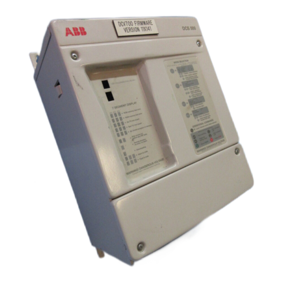 ABB DCS 500B Guide Rapide