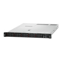 Lenovo ThinkSystem SR630 Guide De Maintenance