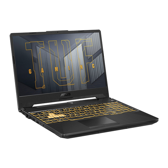 Asus TUF GAMING F15 TUF566HE-HN402W Mode D'emploi