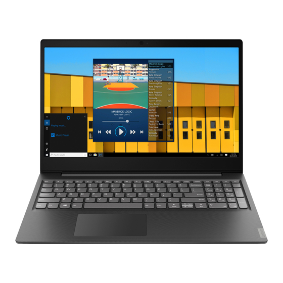 Lenovo IdeaPad S145 Série Guide De Configuration