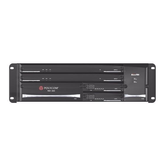 Polycom RMX 2000 Guide Descriptif Du Matériel