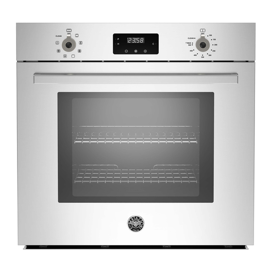 Bertazzoni PROFS30XV Manuel D'installation, D'entretien Et D'utilisation