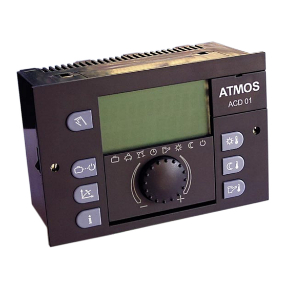 Atmos ACD 01 Manuel D'utilisateur