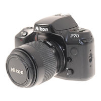 Nikon F70D Manuel D'utilisation