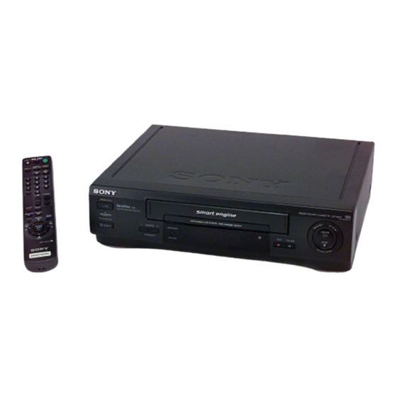 Sony ShowView SL-VSE25 Mode D'emploi