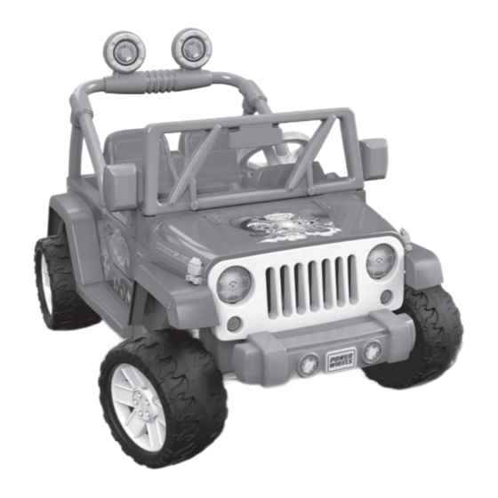 Power Wheels DWR11 Manuels