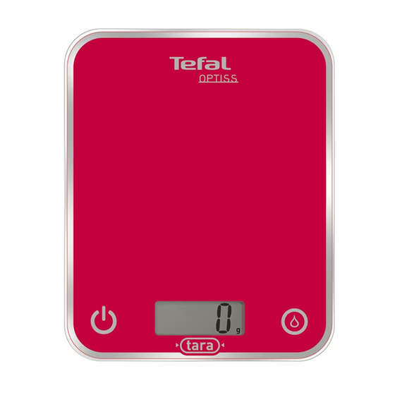 TEFAL Optiss Manuel D'utilisation