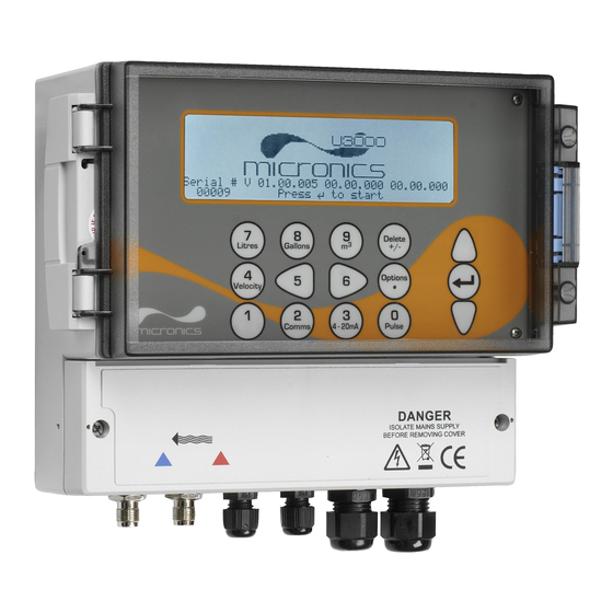 Micronics U3000 Manuel D'utilisation
