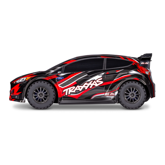 Traxxas Fiesta ST rally BRUSHLESS Manuels