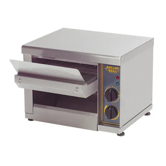 Roller Grill CT540 Notice D'utilisation Et D'installation