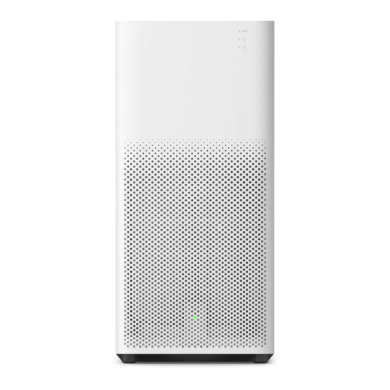 Xiaomi Mi Air Purifier 2H Mode D'emploi