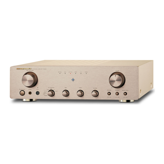 Marantz PM8200 Mode D'emploi