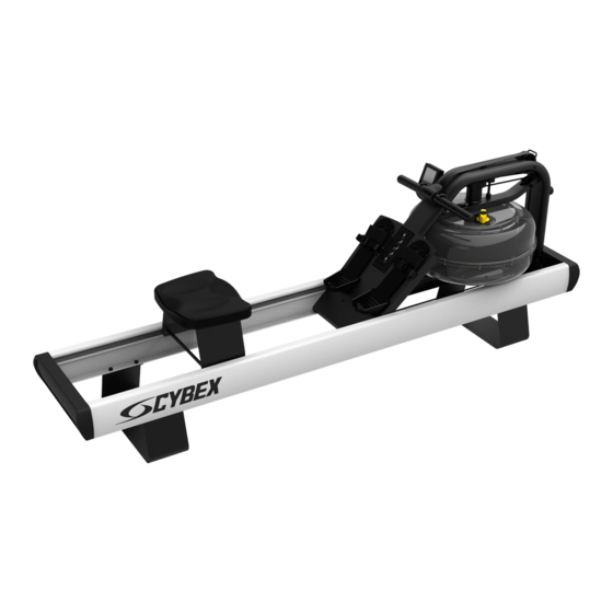 CYBEX Hydro Rower Pro Manuel De L'utilisateur