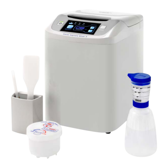 Cavex Alginate Mixer 3 Manuel D'utilisation