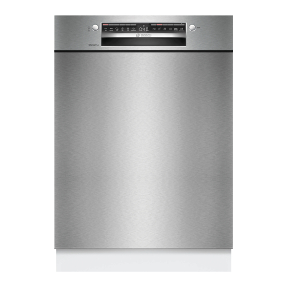 Bosch SMU4ECS10E Manuel D'utilisation