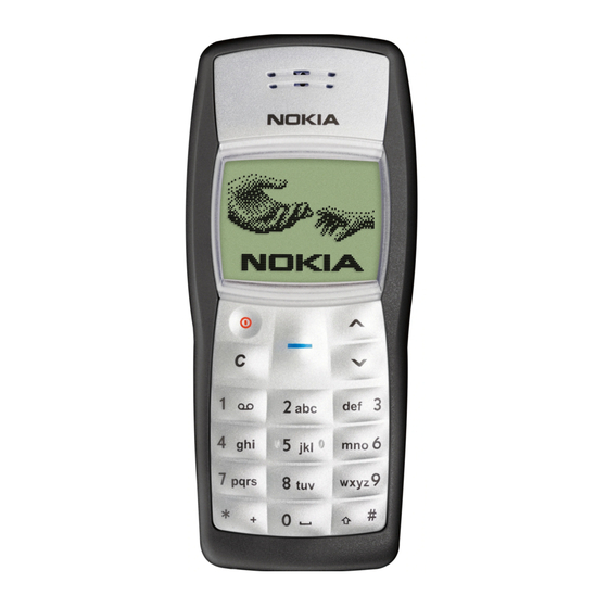 Nokia 1100 Manuel D'utilisation