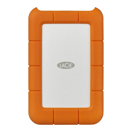 LaCie Rugged USB 3.0 Guide D'installation Rapide