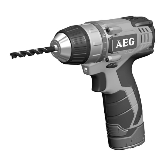 AEG BS12 C Notice Originale