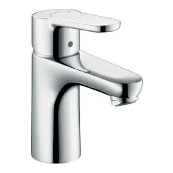 Hansgrohe Talis Puro 31627000 Mode D'emploi / Instructions De Montage