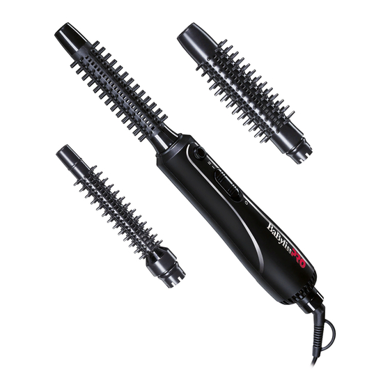 BaBylissPro TRIO AIRSTYLER BAB3400E Mode D'emploi