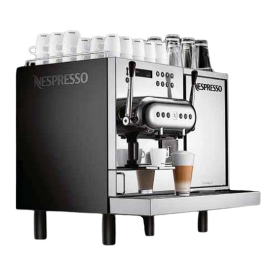 Thermoplan NESPRESSO PROFESSIONAL AGUILA AG220PRO Manuel De L'utilisateur