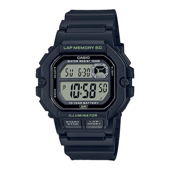 Casio 3511 Guide D'utilisation