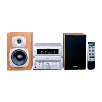 Teac MC-D90 Manuel Du Propriétaire