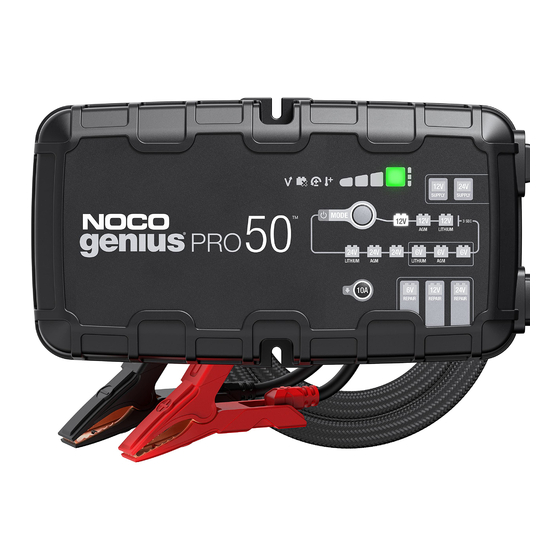 NOCO Genius PRO50 Mode D'emploi