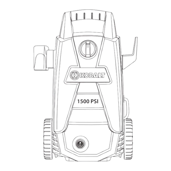 Kobalt 1500 PSI Mode D'emploi