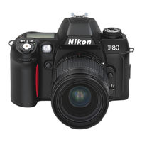 Nikon F80D Manuel D'utilisation