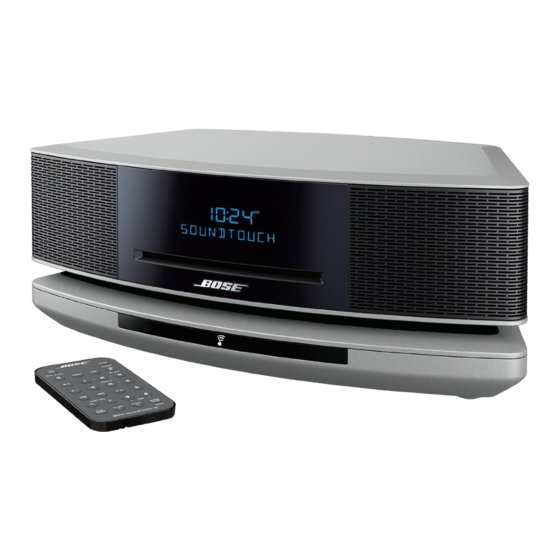 Bose WAVE SOUNDTOUCH IV Série Notice D'utilisation