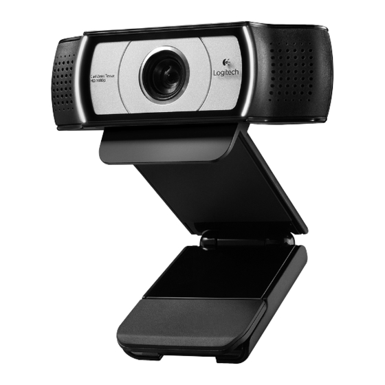 Logitech C930e Mode D'emploi
