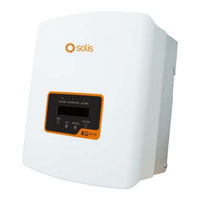 SOLIS mini-3600-4G Manuel D'installation Et D'utilisation