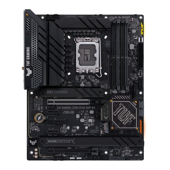 Asus TUF GAMING Z790-PLUS WIFI D4 Mode D'emploi