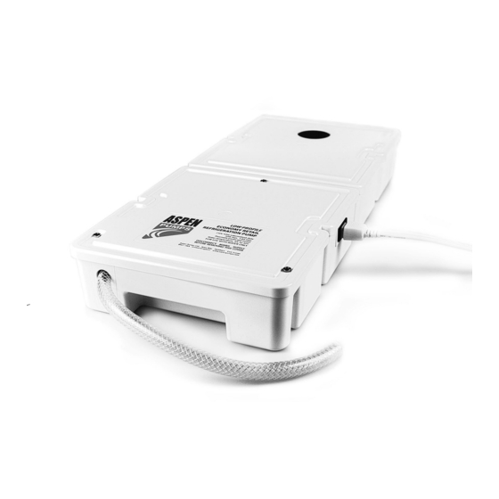 Aspen Pumps low profile errp Mode D'emploi