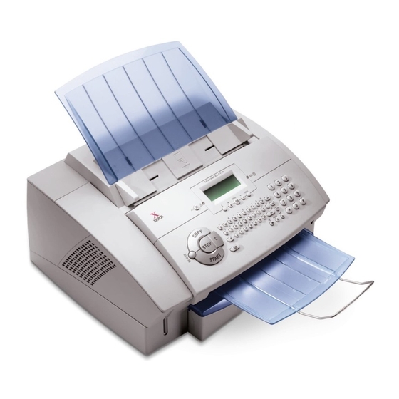 Xerox FaxCentre F110 Manuel D'utilisation