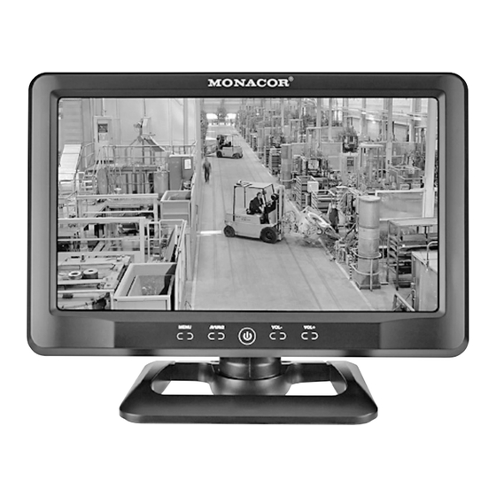 Monacor Security TVLCD-720COL Mode D'emploi