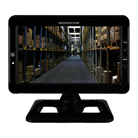 Monacor security TVLCD-720COL Mode D'emploi