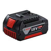 Bosch GBA 18V 5.0Ah Manuel De L'utilisateur