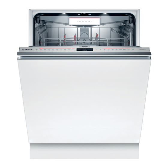 Bosch SMV8TCX01E Manuel D'utilisation