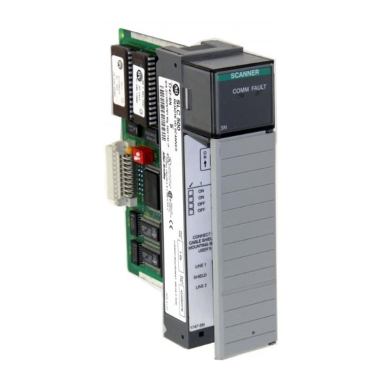 Rockwell Automation Allen-Bradley 1747-SN Manuel D'utilisation