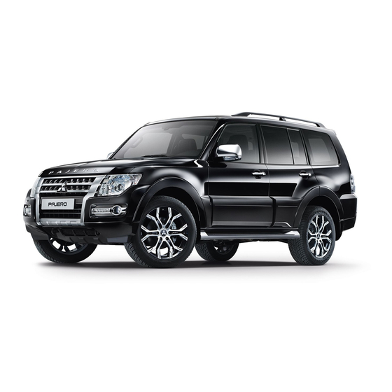 Mitsubishi PAJERO Mode D'emploi